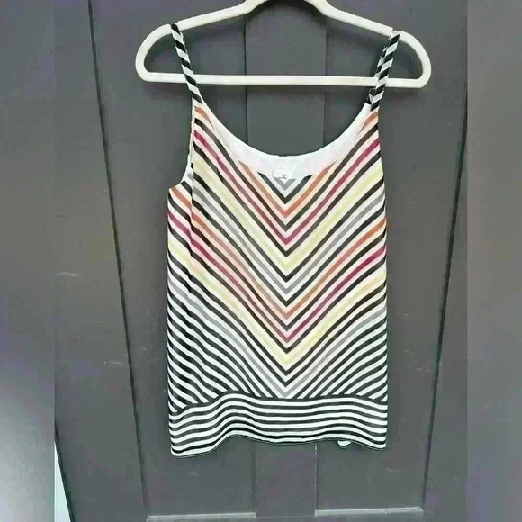 CABI #5042 Stripe Lined Tank Size Medium - Picture 7 of 9